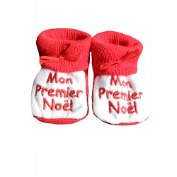 Chaussons naissance Mon premier noël