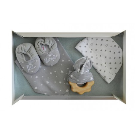 Coffret Cadeau Naissance Mixte en Coton Petit rêveur