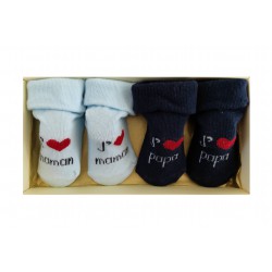 Coffret chaussettes bébé mixte