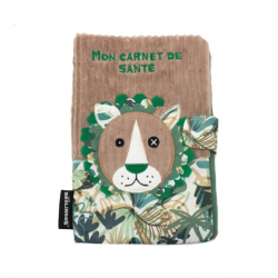 Protège carnet de santé Jelekros le lion. Les Déglingos