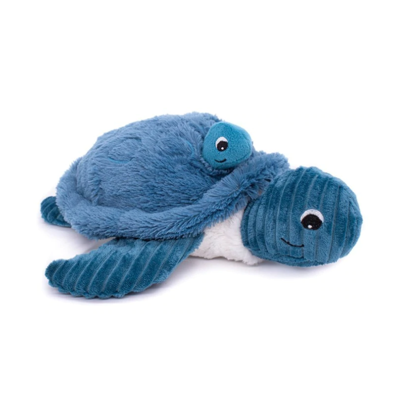 Peluche tortue bleue Les Déglingos