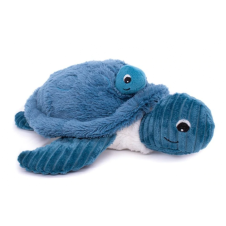 Peluche tortue bleue Les Déglingos