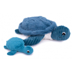 Peluche tortue maman et bébé