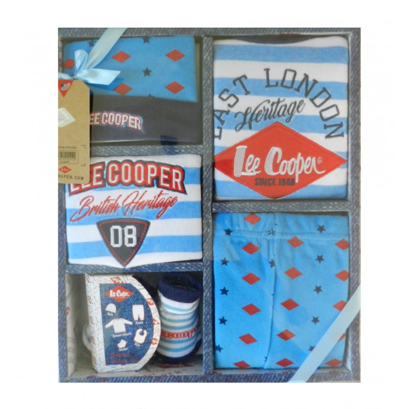 Coffret naissance Lee Cooper bleu