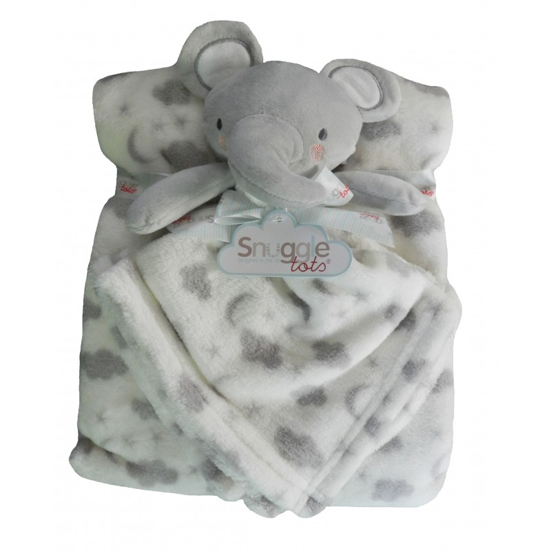 Coffret doudou couverture éléphant Coffret doudou couverture éléphant