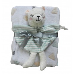 Coffret doudou couverture naissance fille