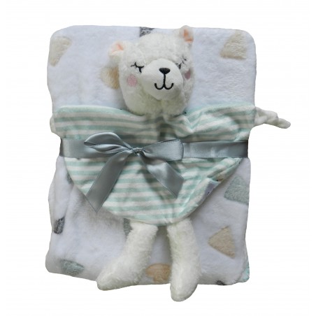 Coffret doudou couverture naissance fille