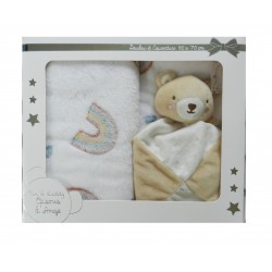 Plaid bébé et doudou - couverture bébé - Mon Coffret Naissance