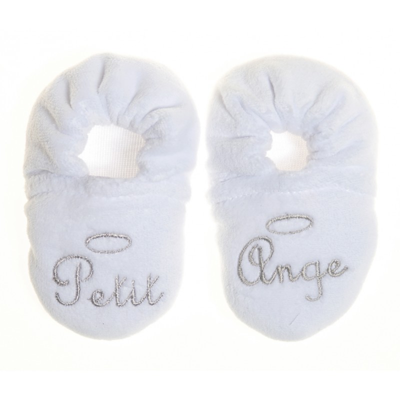 Jolie Paire De Chaussons Bebe Blanche Mon Coffret Naissance Jolie Paire De Chaussons Bebe Blanche Mon Coffret Naissance