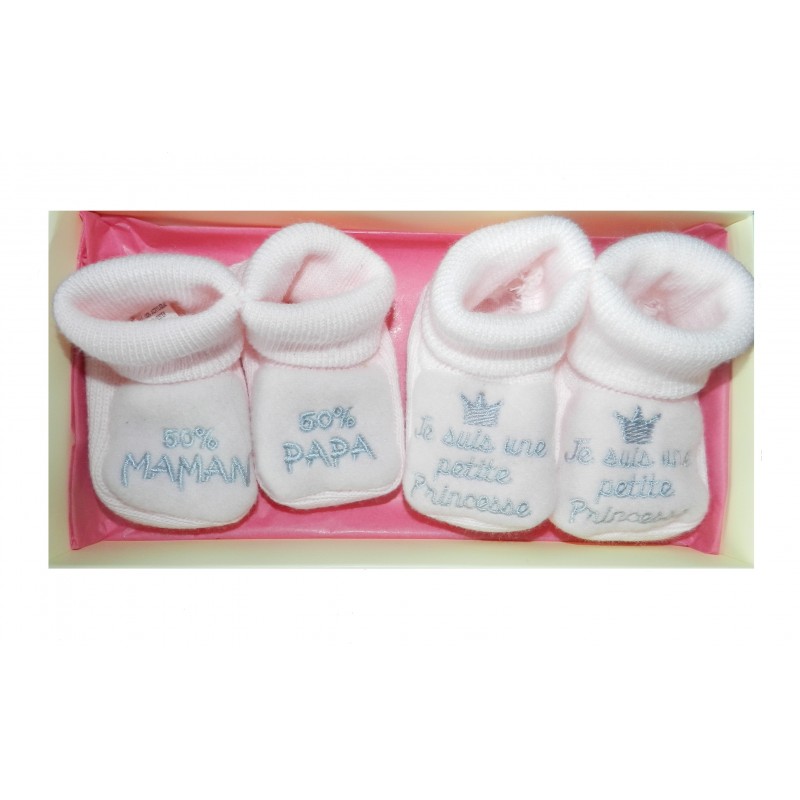 Coffret chaussons naissance