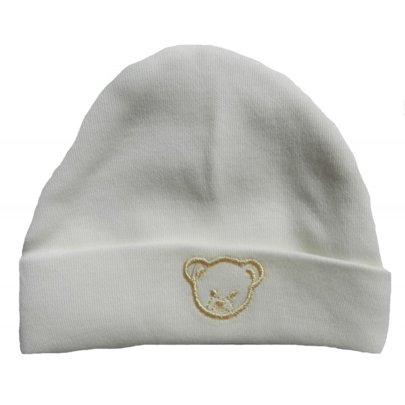 Bonnet naissance beige Bonnet naissance beige