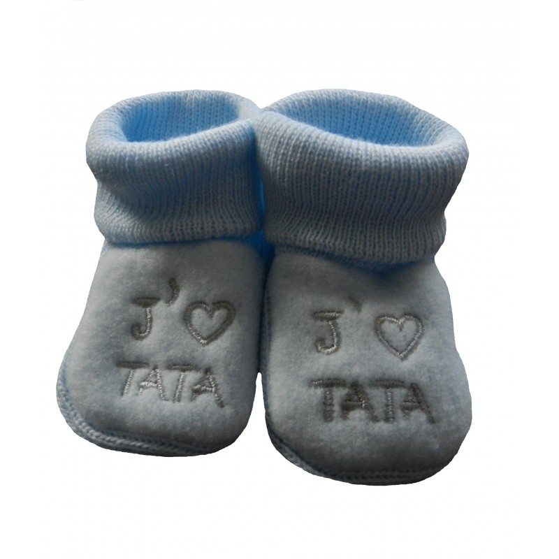 Fruit de ma Passion Chaussons pour bébé 0 à 3 Mois - J'aime papa