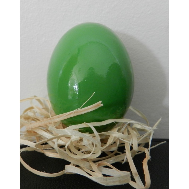 œuf vert à message surprise