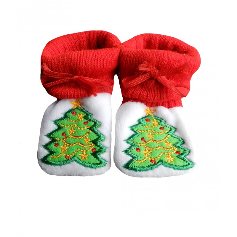 Chaussons naissance sapin